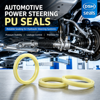 Maßgefertigter PU-Hydraulikdichtungsring für Kolbenstangen in Automobil-Lenkpumpenventilen und -Stellantrieben