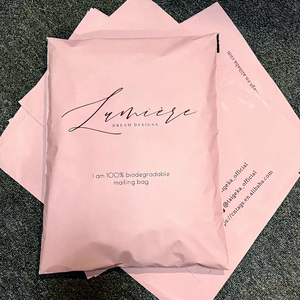 <span class=keywords><strong>Sac</strong></span> de Courrier Poly en Gros de Haute Qualité Personnalisé avec Logo Épais Mat Frosted Rose Taille Personnalisée Livraison - Product Image 5