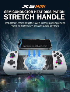 X5 MINIワイヤレスストレッチゲームコントローラー6軸ジャイロスコープ携帯電話ゲームパッドジョイスティックゲーム冷却パネルBT付き - Product Image 3