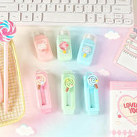 Lindo Set de Papelería con Diseño de Piruleta, Útiles Escolares para el Regreso a Clases, Regalo para el Día del Niño, Recompensa de Estudio, Papelería con Diseño de Dulces