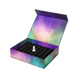 Luxury Magnetic Cardboard Eco-Friendly Gift <b>Box</b> Letterpress Printing Custom Logo <b>Book</b> Shape Divider Flip Cover Custom Size - Product Image 2