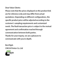 Impresora de Inyección de Tinta Chicai A3 HP, Impresión de Una Sola Pasada, Tinta de Colorante Nueva, Impresión Térmica de 40 m/min para Cartón Corrugado, Papel Kraft y Cartones