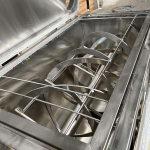 100/200/300/500/1000 L Ribbon Blender <span class=keywords><strong>Mixer</strong></span> Pemanas Ribbon <span class=keywords><strong>Mixer</strong></span> Pengaduk Bubuk Kering Industri Pengaduk Beton Lantai - Product Image 1