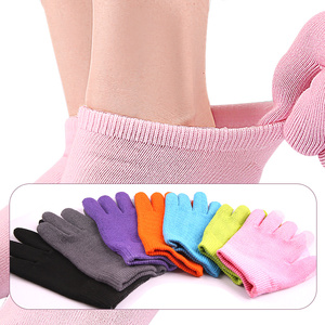 Kaus kaki pelembab, sarung tangan dan kaus kaki Gel Spa, kaus kaki terapi Pelembab & sarung tangan, menghaluskan memperbaiki kaki tangan pecah-pecah kering perawatan kulit - Product Image 6