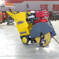 ZUJI Nouvelle Scie à Béton Électrique Autotractée Q500 à Entretien Facile pour la Construction Routière, avec Moteur et Composants