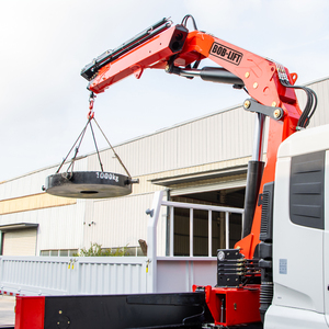 Nouvelle conception de grue à flèche articulée de 3 à 8 tonnes, grue de chargement montée sur camion lourd, grue à flèche hydraulique pliable en acier BS700 - Product Image 2