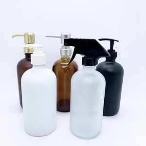 Flaconi di vetro ambrato flaconi Spray <span class=keywords><strong>vuoti</strong></span> da 16 once flaconi Spray in vetro da 8 once 2 oz - Product Image 1