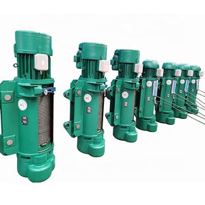 2 tấn 3 tấn 5 tấn 10 tấn Wire Rope Palăng điện cho cần cẩu trên không nâng hàng hóa Palăng điện - Product Image 1