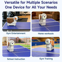 Pusun DoraMini Pro Machine de Tennis de Table Automatique Portable, Robot de Ping-Pong AI pour l'Entraînement à Domicile, en Club ou par un Entraîneur
