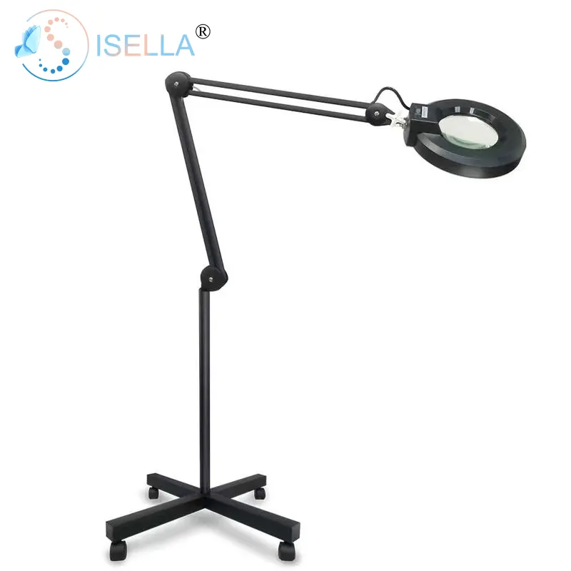 ISELLA High Quality Led Magnifying Lamp For Beauty Salon Clinic (40 Leds, 5X Magnify)
