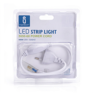 Bande lumineuse LED 5050 60, cordon d'alimentation 1000W 230V, étanche IP65, prise EU, utilisation en extérieur - Product Image 1