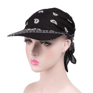 Delle donne Visiera Del Cappello Sunhat Stampato Testa Sciarpa Tenere In Caldo di Colore Della Caramella <span class=keywords><strong>Multi</strong></span> Funzione Caldo Protezione Solare - Product Image 2