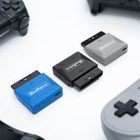 Bitfunx 2025 PS2 Mini Blueretro Compatible avec PS2 PS1 Adaptateur Manette sans fil Multijoueur Manettes sans fil pour PS1