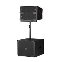 Altavoz de matriz de línea pequeña de marca de audio profesional de 250W Dual de 6,5 pulgadas para conciertos y actuaciones al aire libre