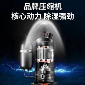 <b>Dehumidifier</b> 90L 65W Timer Function For Home Bedroom Basement Quiet Operation - Product Image 5