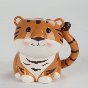 Nuove tazze di ape in ceramica personalizzate 3d Cartoon, simpatica tazza di ape gialla - Product Image 6