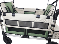Wagon pliable bébé Wagon poussette triplets 3 en 1 avec siège de voiture amortisseur facile pliant 600d Oxford Camping