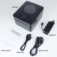 Label Thermal Langsung 110mm FBA USB 203dpi Bluetooth Stiker Pengiriman Kemasan Waybill Printer Barcode Tersedia