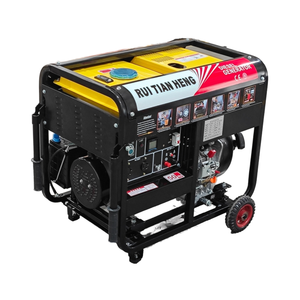 Máy phát điện diesel di động tiết kiệm năng lượng một xy-lanh khung mở làm mát bằng không khí RTH 3.5/5/6/7/8/10/12KW/KVA 220V/380V 192FD 2V80 - Product Image 2