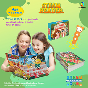 Unlock <strong>Reading</strong> Literacy <strong>Comprehension</strong> with STEAM-Inspired Talking Pen Reader Enhancing Kids' English <strong>Learning</strong> Audio Story Books