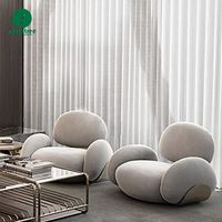 Moontree Furniture Meubles de luxe Chaise moderne pour hall d'entrée d'hôtel Canapés de salon Canapés en tissu Canapés simples Chaise de sol Chaise de loisirs