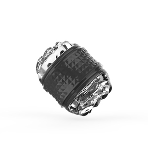 <span class=keywords><strong>Masturbador</strong></span> <span class=keywords><strong>Masculino</strong></span> Reutilizable en Espiral, Copa de TPE Suave Transparente Negra, Estimulador Manual con Textura de Túnel, Resistente al Agua - Product Image 3