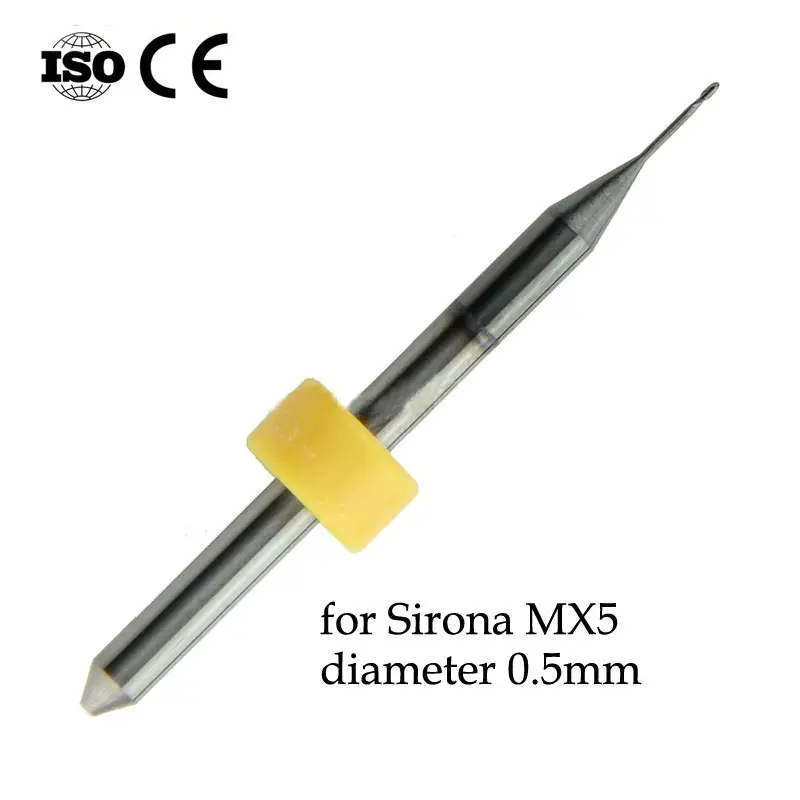 Sirona MX 5 dental cad/cam Mur 0.5มม. สำหรับบล็อกเซอร์โคเนียเครื่องจักรงานทันตกรรม