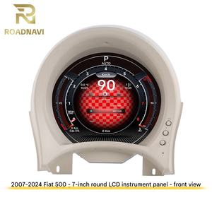 Affichage numérique LCD RoadNavi pour <span class=keywords><strong>Fiat</strong></span> 500 2007-2024, tableau de bord, compteur de vitesse - Product Image 3