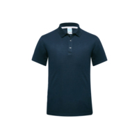 T-shirt en coton 100% pour homme, col montant, tricoté, formel, personnalisé avec logo, séchage rapide, 160 g/m², haute qualité, vente en gros