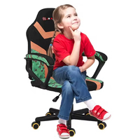 Chaise de jeu pour enfants de haute qualité, en cuir PU, pivotante, design moderne, réglage de la hauteur à 3 niveaux avec vérin à gaz
