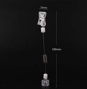 Portaetiquetas Magnético de Plástico Ecológico de Alta Calidad para Supermercados, Tira de Datos con Base Magnética para Mostrar Etiquetas de Precio (Capacidad de 50 mm) - Product Image 4