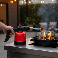 Pistolet de chauffage au butane portable KLL-6003BF pour le camping, l'extérieur et la maison, torche à gaz