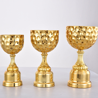 Souvenir de sport Big Metal Gold Silver Trophy Award Cup Golden Ball Soccer Bowling Trophées