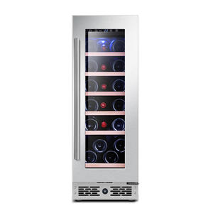 Venta al por mayor de una sola zona Mini enfriador de compresor de temperatura constante vino <span class=keywords><strong>nevera</strong></span> empotrada R600a - Product Image 3