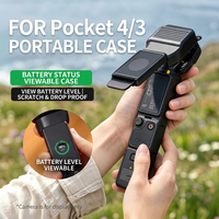 Coque de protection intégrale pour objectif de caméra de poche anti-chute et anti-rayures pour Pocket3 Pocket4, accessoires pour caméra de vlog portable