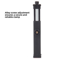Support de tablette mince en plastique à double griffe froide réglable par vis de 14 pouces, support universel à pince pour téléphone, adaptateur de fixation pour trépied