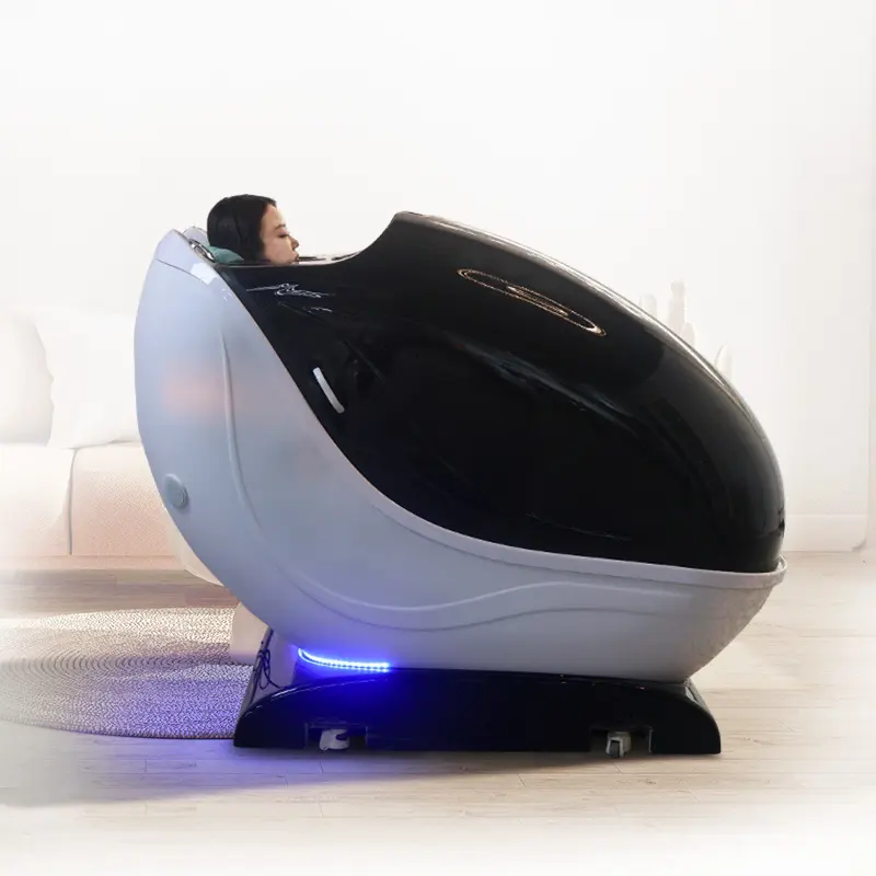 Cápsula de masaje infrarrojo BTWS Cápsula de spa de vapor con calefacción de vapor sentado con ozono y reproductor de MP3