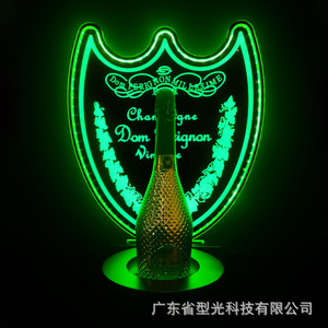 Ace Of Spades Wine Holder With <b>Led</b> <b>Light</b> For Party <b>Bar</b> Ktv Champagne Display Stand Modern Design 5510 - Product Image 4