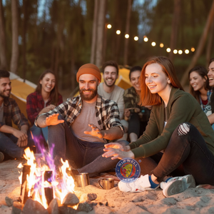 Flammes Colorées pour Feux de Camp et Brasiers Magiques Mystiques 15g 25g 30g pour Toutes les Célébrations Festives - Product Image 2