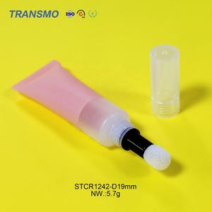 Emballage de crème pour les lèvres en tube à presser, crème pour les yeux, tête en mousse, tubes de cosmétiques à presser, tubes à rouge à lèvres, tubes à gloss - Product Image 4