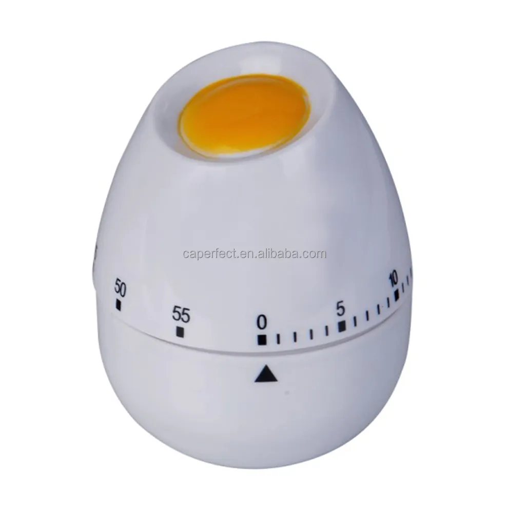 mechanical digital egg kitchen timer alarm 60 minutes stainless steel cute timer plastic easter egg shape mechanical timer