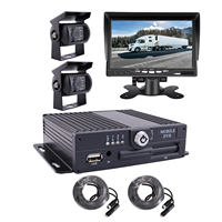 ODM/OEM 4 canaux 1080P Mobile Vehicle Truck DVR et 7 "IPS HD Monitor pour Fleet Truck Van Bus