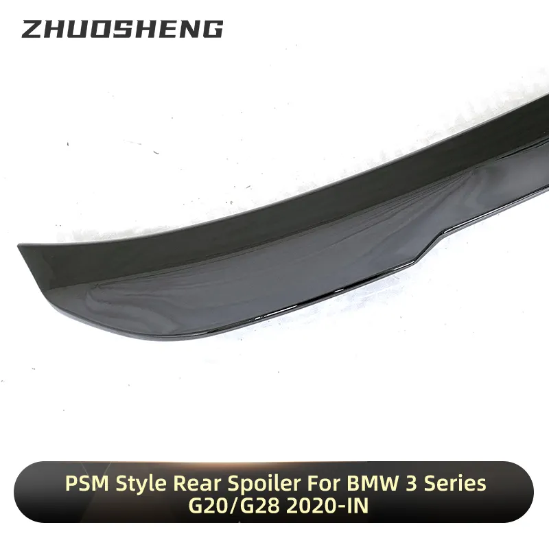 Hot Selling Abs Plastic Psm Stijl Achterspoiler Kofferbak Spoiler Voor Bmw 3 Series G20 2019-In Achtervleugel