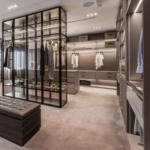 Armoire de rangement de chambre à coucher professionnelle en bois, mobilier moderne personnalisé, sortie d'usine - Product Image 6