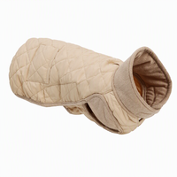 Manteau matelassé pour petits chiens, veste rembourrée pour chien avec col haut et poche, gilet chaud d'hiver pour animaux de compagnie S M L