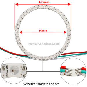 Ws2812b Angel Eye Led Halo Nhẫn Ánh Sáng Vòng Tròn Đầy Đủ Đuổi Theo Halo Cho Xe Ô Tô - Product Image 4