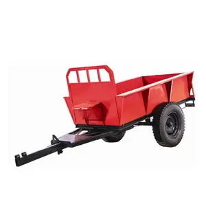 Single axle 2 wheel trailer for walking tractor