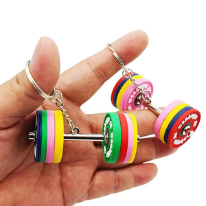 Món Quà Chuyên Nghiệp Tùy Chỉnh Tập Thể Dục Trọng Lượng Tấm Tam Giác Tự Làm Thiết Bị Tập Thể Dục Phòng Tập Thể Dục Tập Thể Dục Barbell Móc Chìa Khóa - Product Image 1