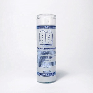 Customized Religious 7-Day Prayer Soy Wax Jar <strong>Candles</strong> Wholesale with Glass Jar for Easter Occasions - Product Image 2