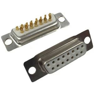 Conector D-sub Impermeable de Alta Potencia, Conector D-SUB Hembra de 15 Pines IP67, Conector Db de 15 Pines para Montaje en Panel - Product Image 2